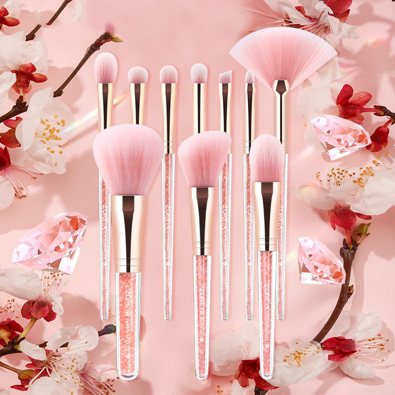 Flower Design Makeup Brush Set – Soft Nose & Eyeshadow Brushes