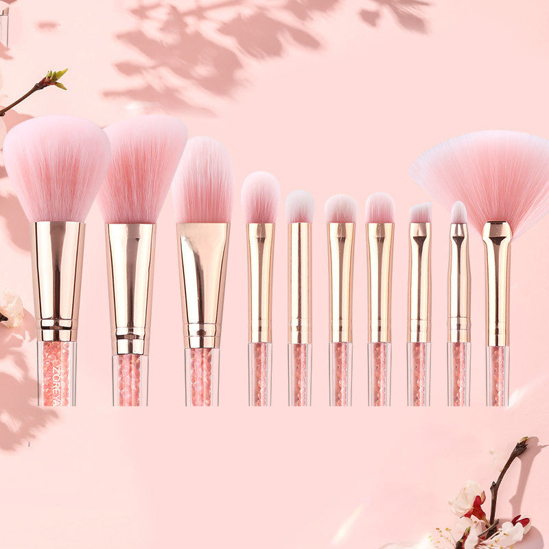 Flower Design Makeup Brush Set – Soft Nose & Eyeshadow Brushes