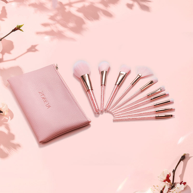 Flower Design Makeup Brush Set – Soft Nose & Eyeshadow Brushes