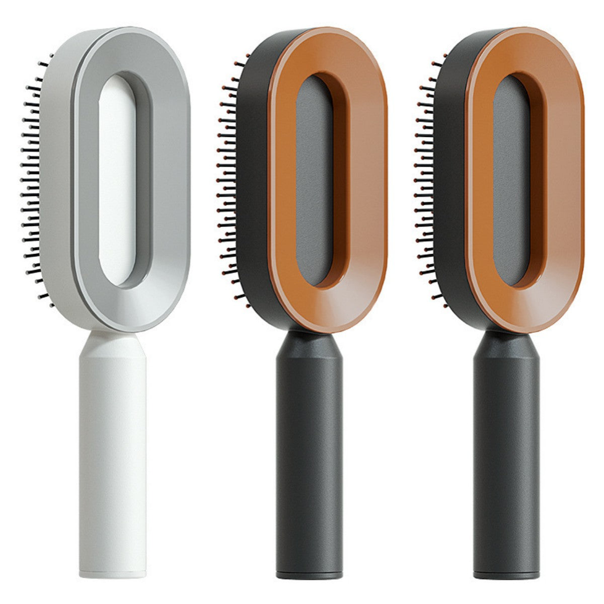 Self Cleaning Hair Brush – One Click Hair Removal & Scalp Massage Comb