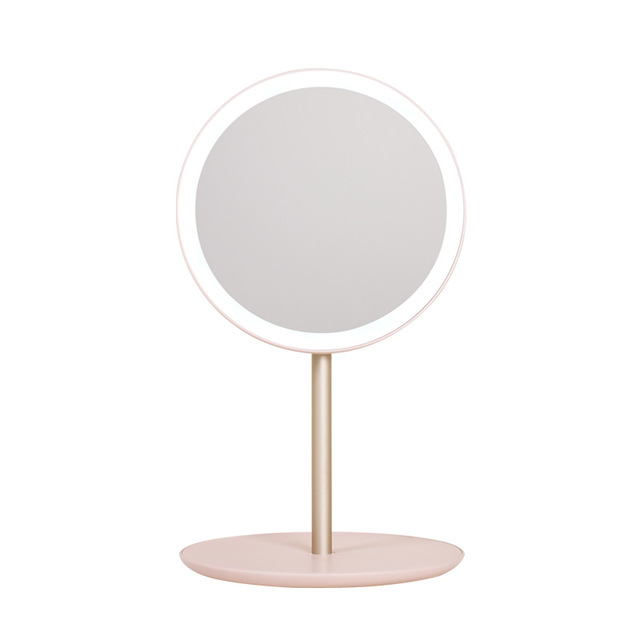 LED Folding Makeup Mirror – Adjustable Light & Portable Design