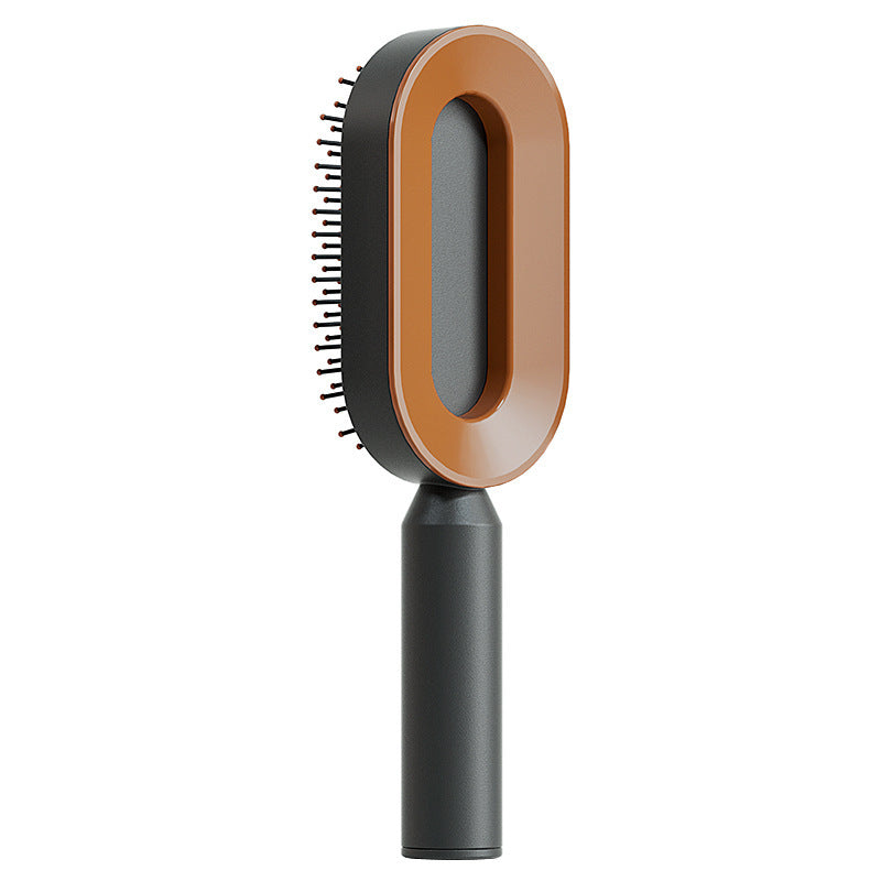 Self Cleaning Hair Brush – One Click Hair Removal & Scalp Massage Comb