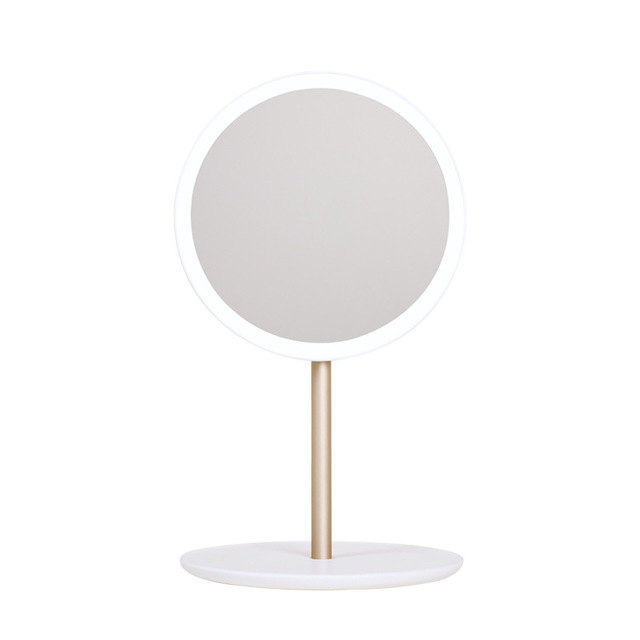 LED Folding Makeup Mirror – Adjustable Light & Portable Design