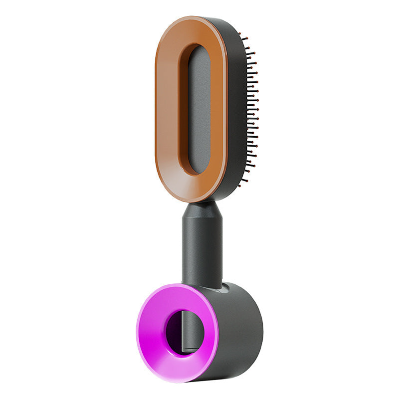 Self Cleaning Hair Brush – One Click Hair Removal & Scalp Massage Comb