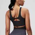Nude-Feel Cross-Back Sports Bra For Women